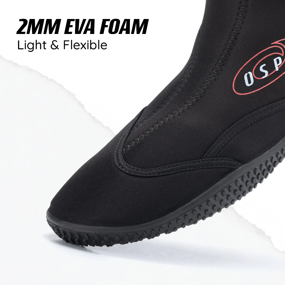 Adults 2mm Wetsuit Boots - Black - Image 4