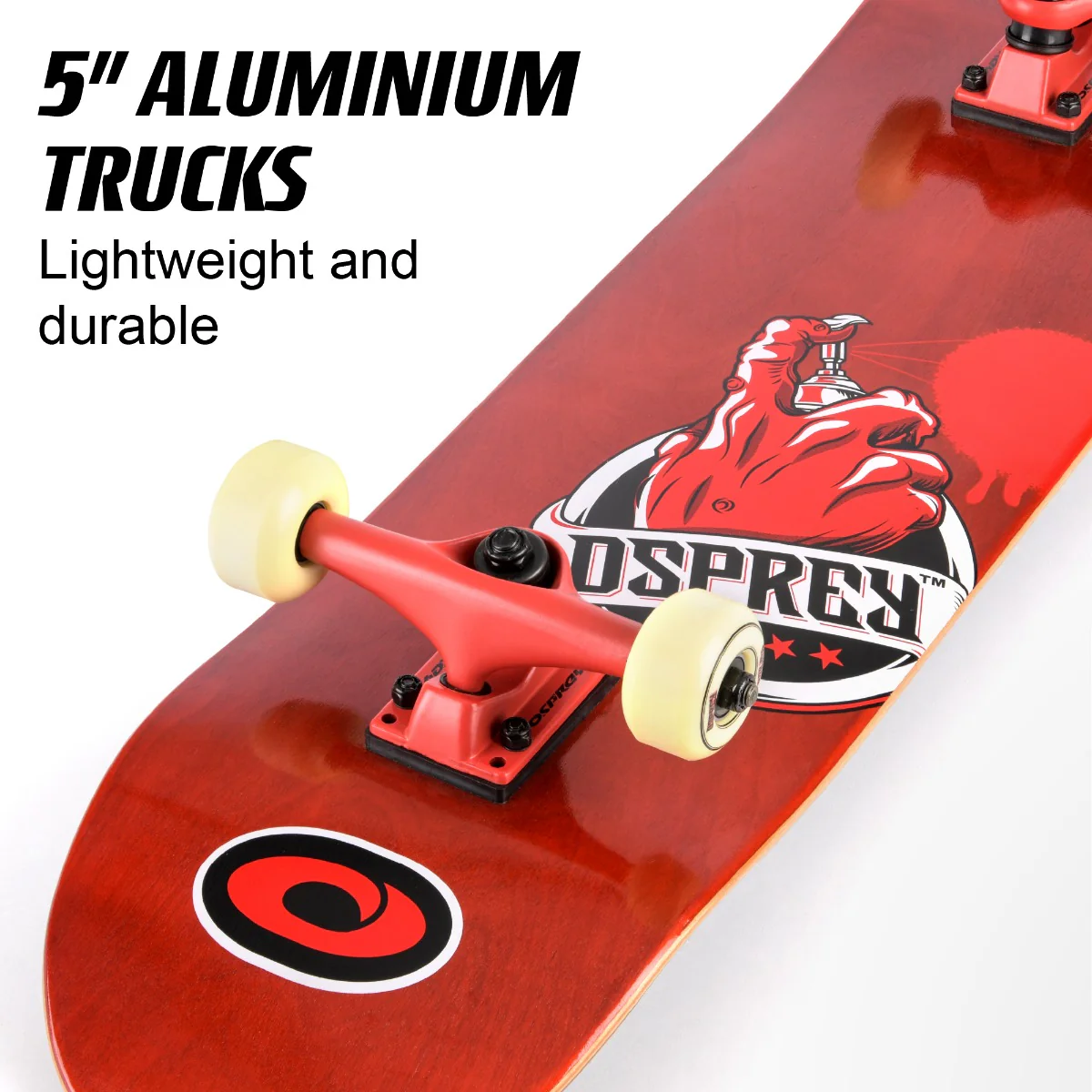 8" x 31" Complete Double Kick Skateboard - Envy - Image 2