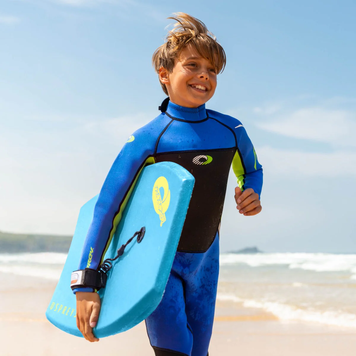 33” Kids Bodyboard – Interceptor Blue - Image 2