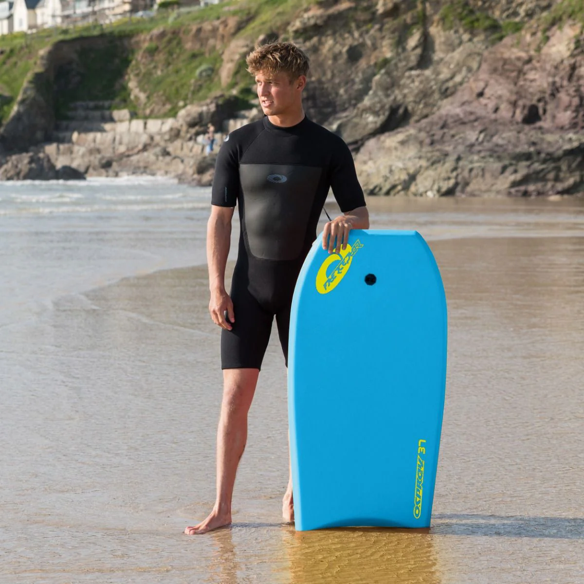 37” Bodyboard – Interceptor Blue - Image 2