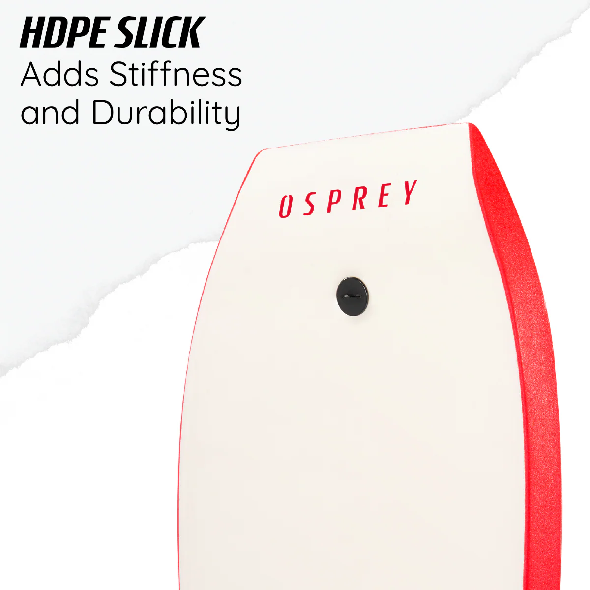 37” Bodyboard – Interceptor Red - Image 5