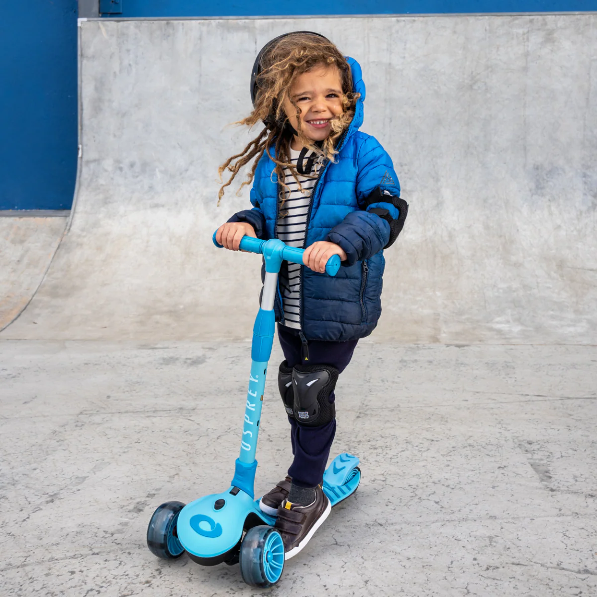 3Ride Tri-Scooter - Blue