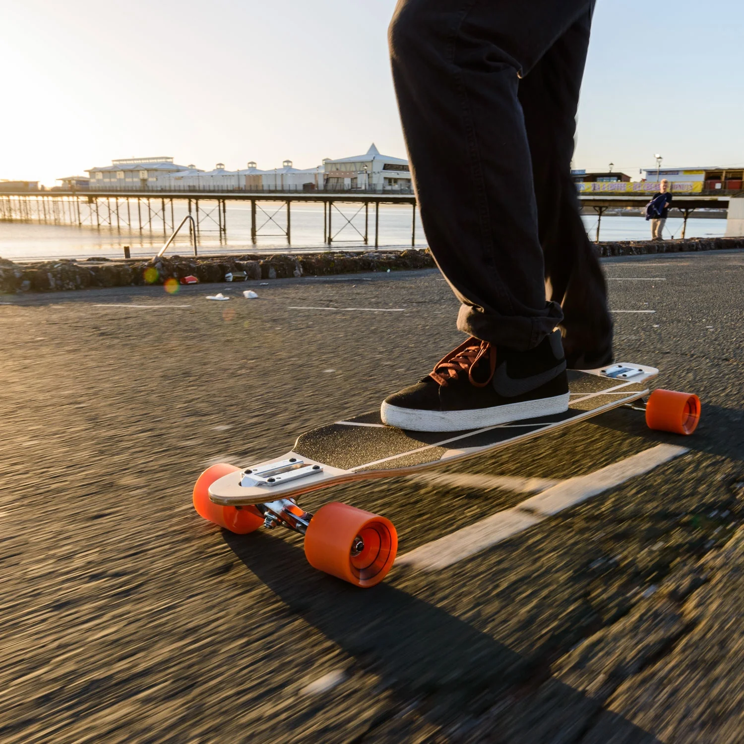 41" Twin Tip Longboard Skateboard - Cube - Image 2