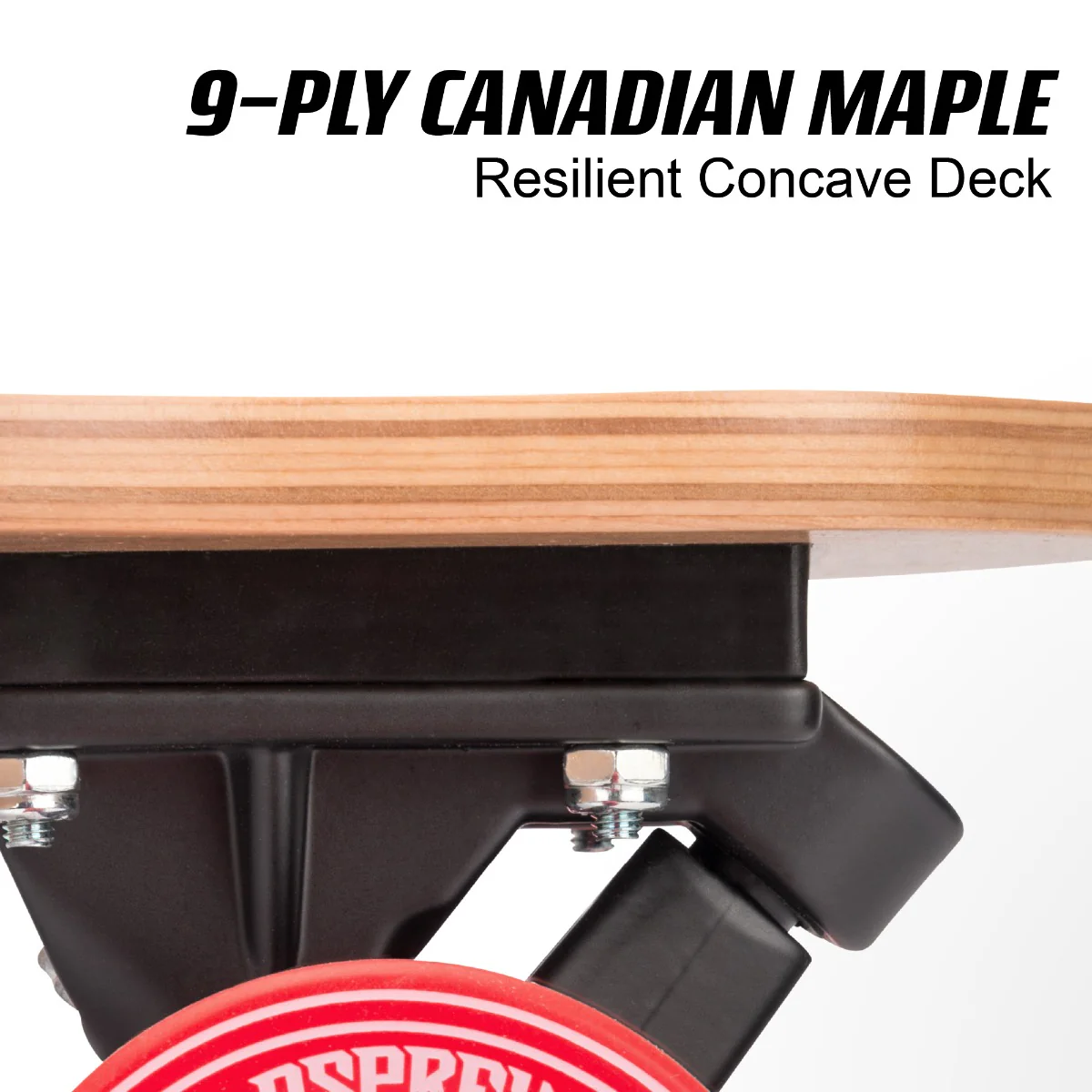 41" Twin Tip Longboard Skateboard - Cube - Image 4