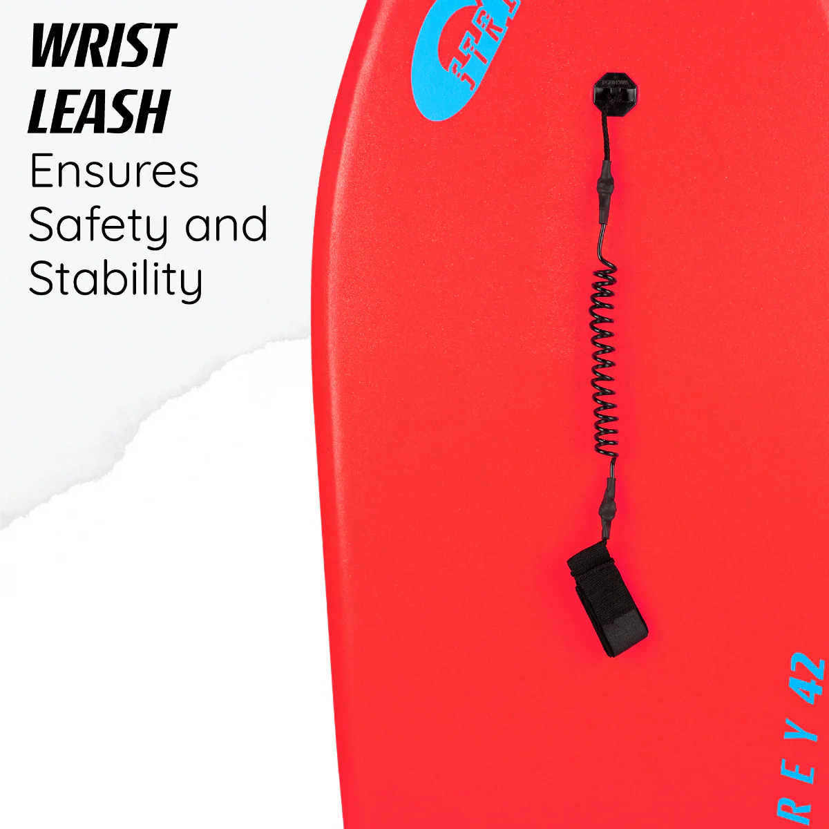 42" Bodyboard - Stripe Red - Image 5