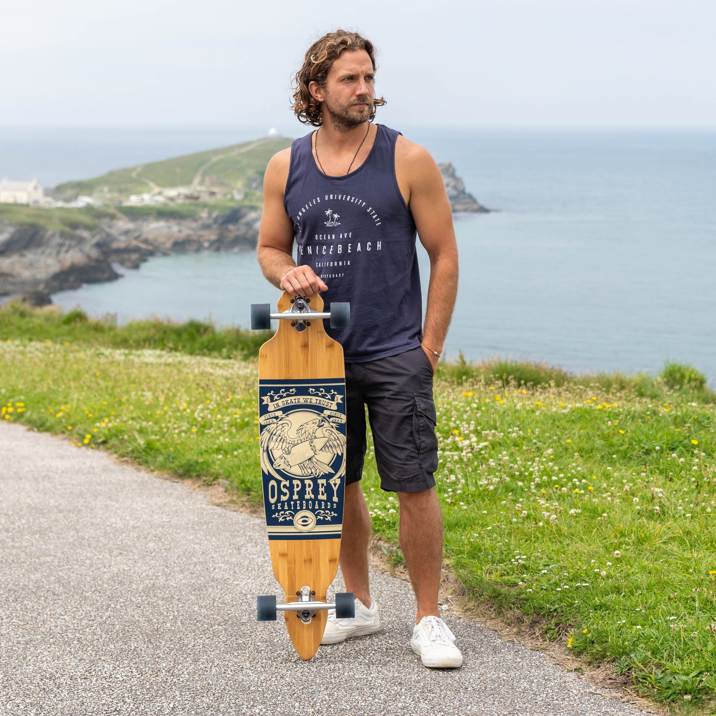 42" Twin Tip Longboard Skateboard - Eagle - Image 3