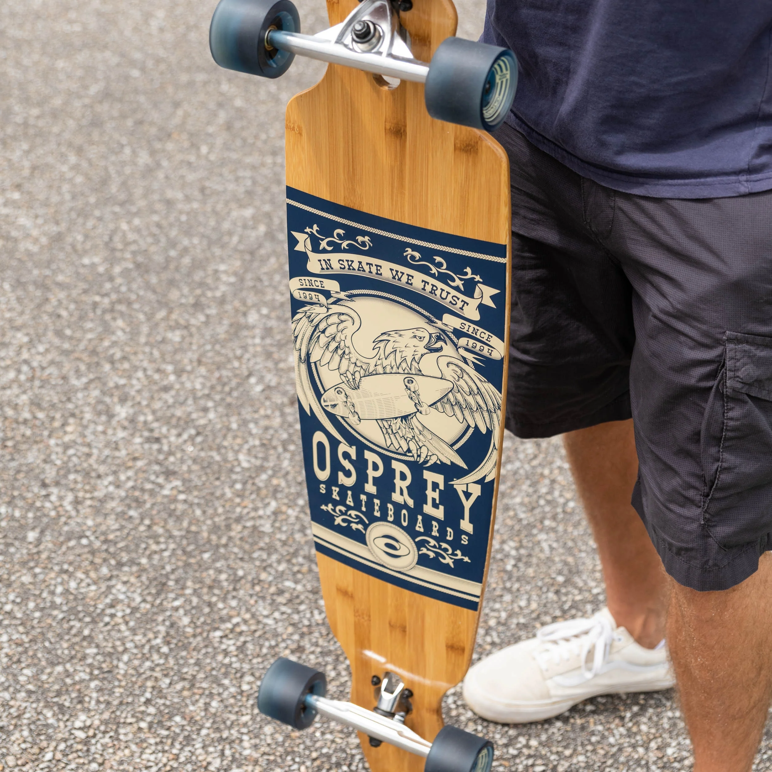 42" Twin Tip Longboard Skateboard - Eagle - Image 4