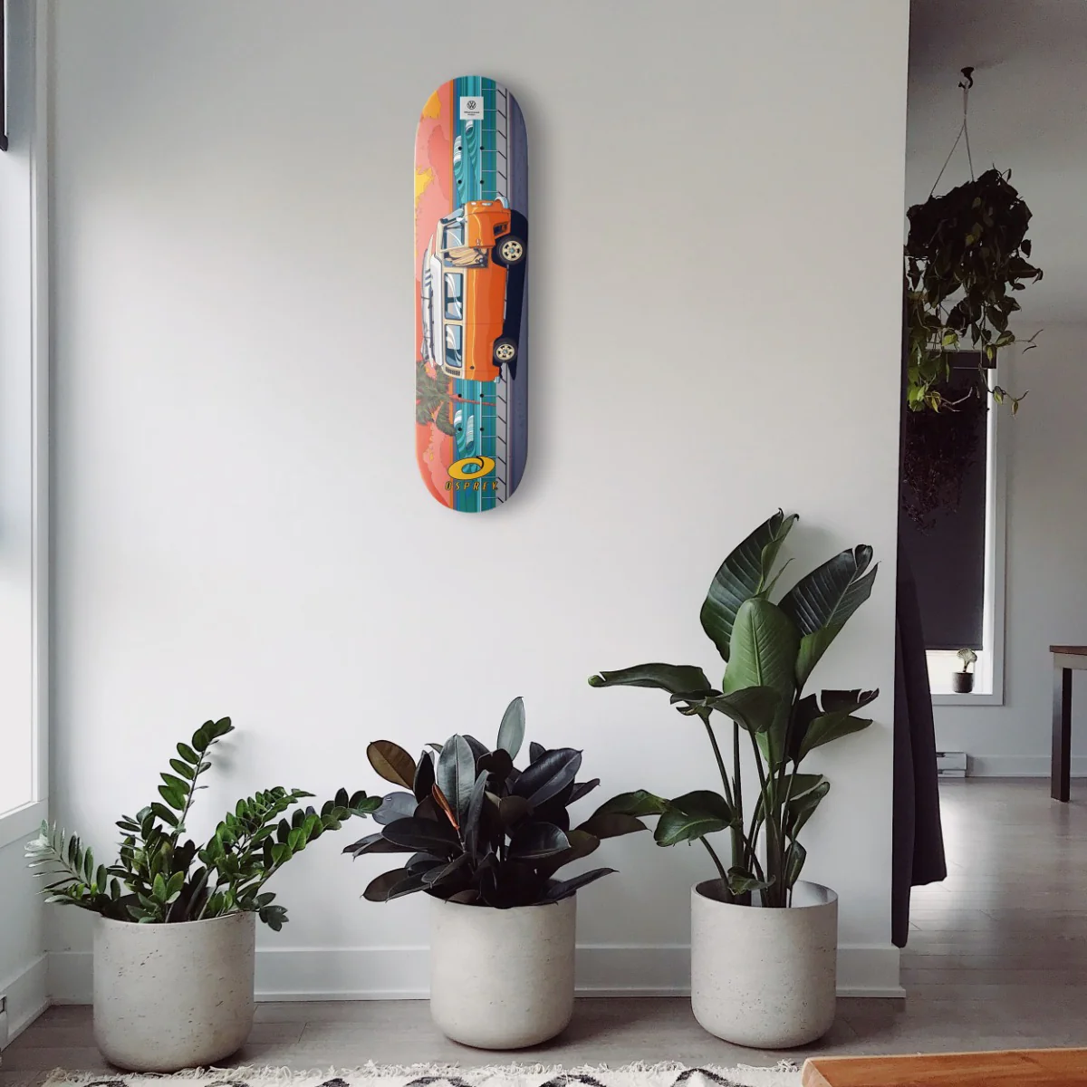8" x 31" Complete Double Kick Skateboard - Volkswagen Sunset - Image 2