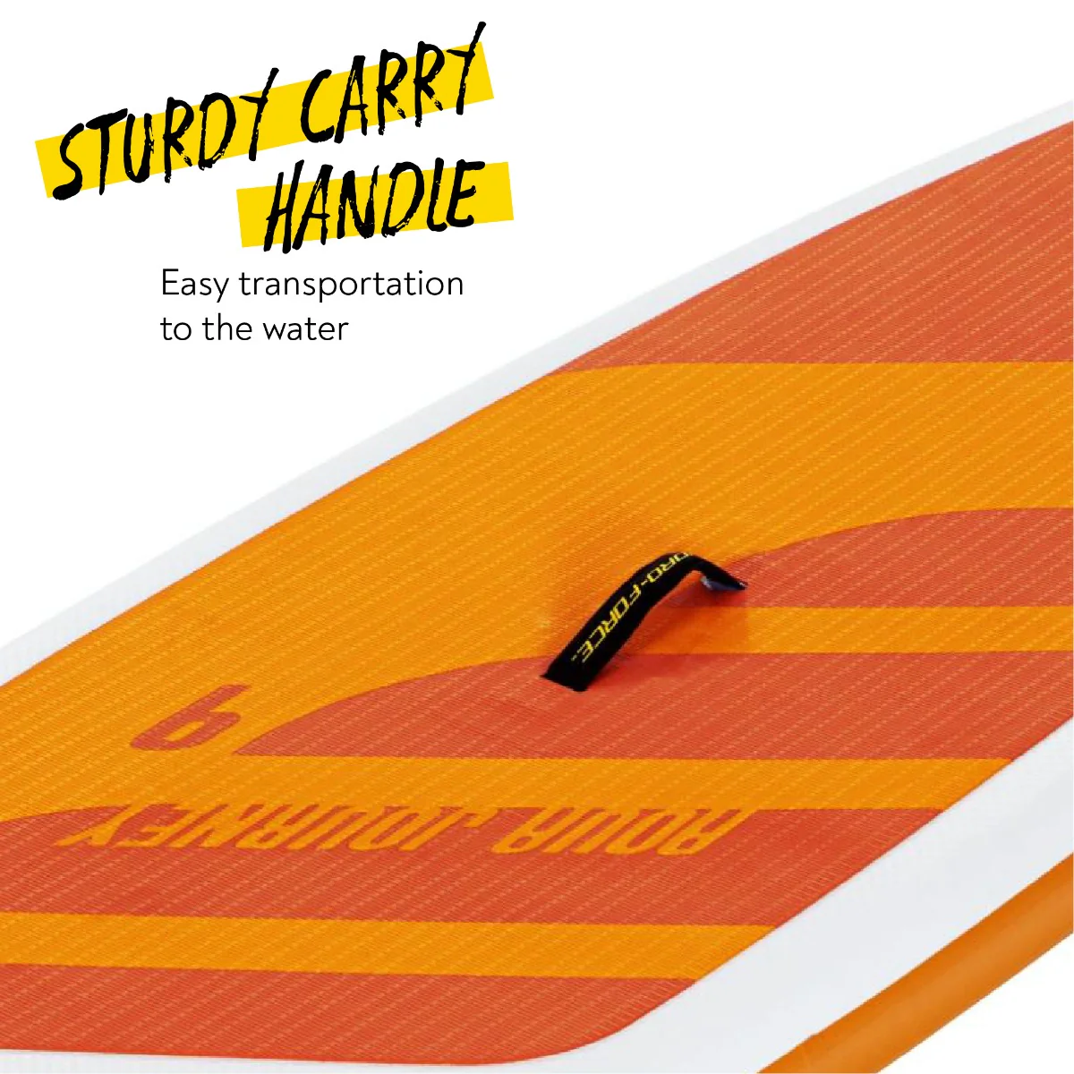 Hydro-Force 9FT SUP Inflatable Stand Up Paddle Board Set Aqua Journey - Image 4