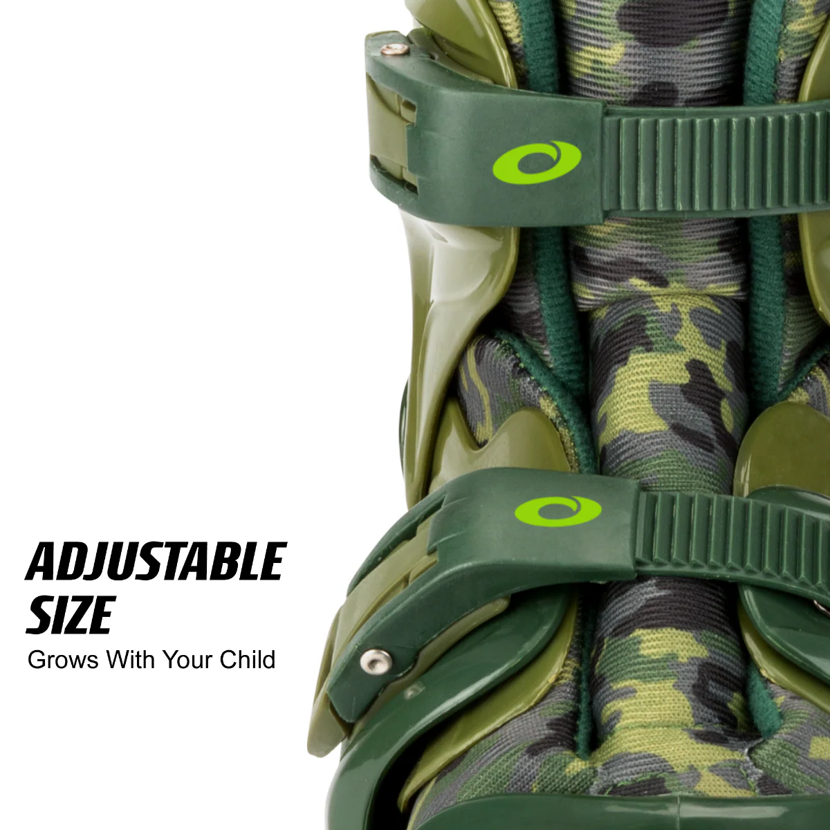 Kids Adjustable Quad Roller Skates - Camo - Image 5