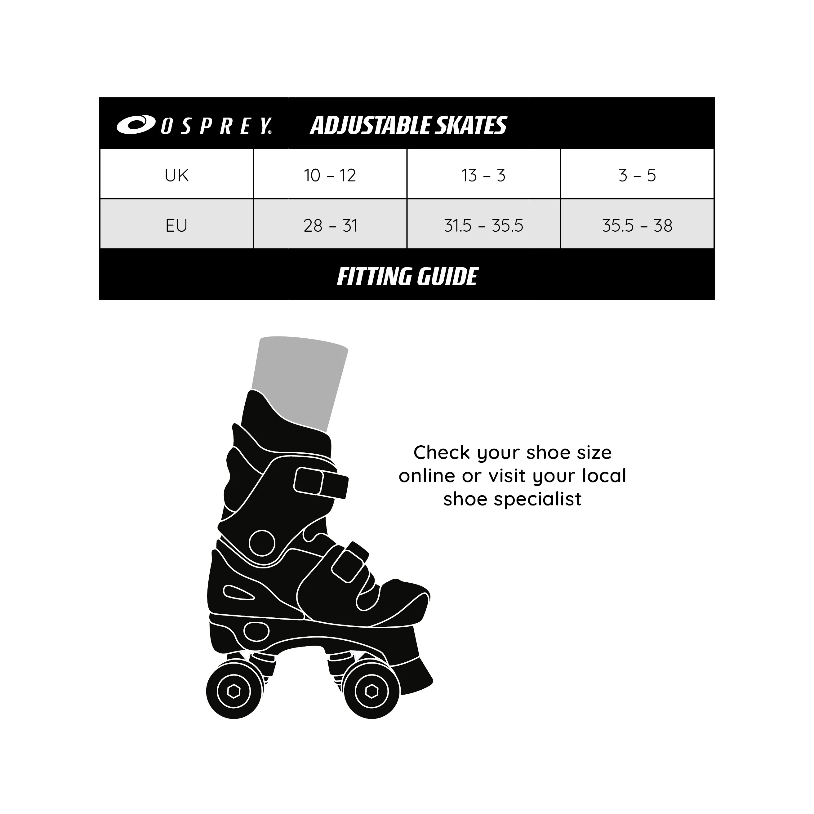 Kids Adjustable Quad Roller Skates - Camo - Image 7
