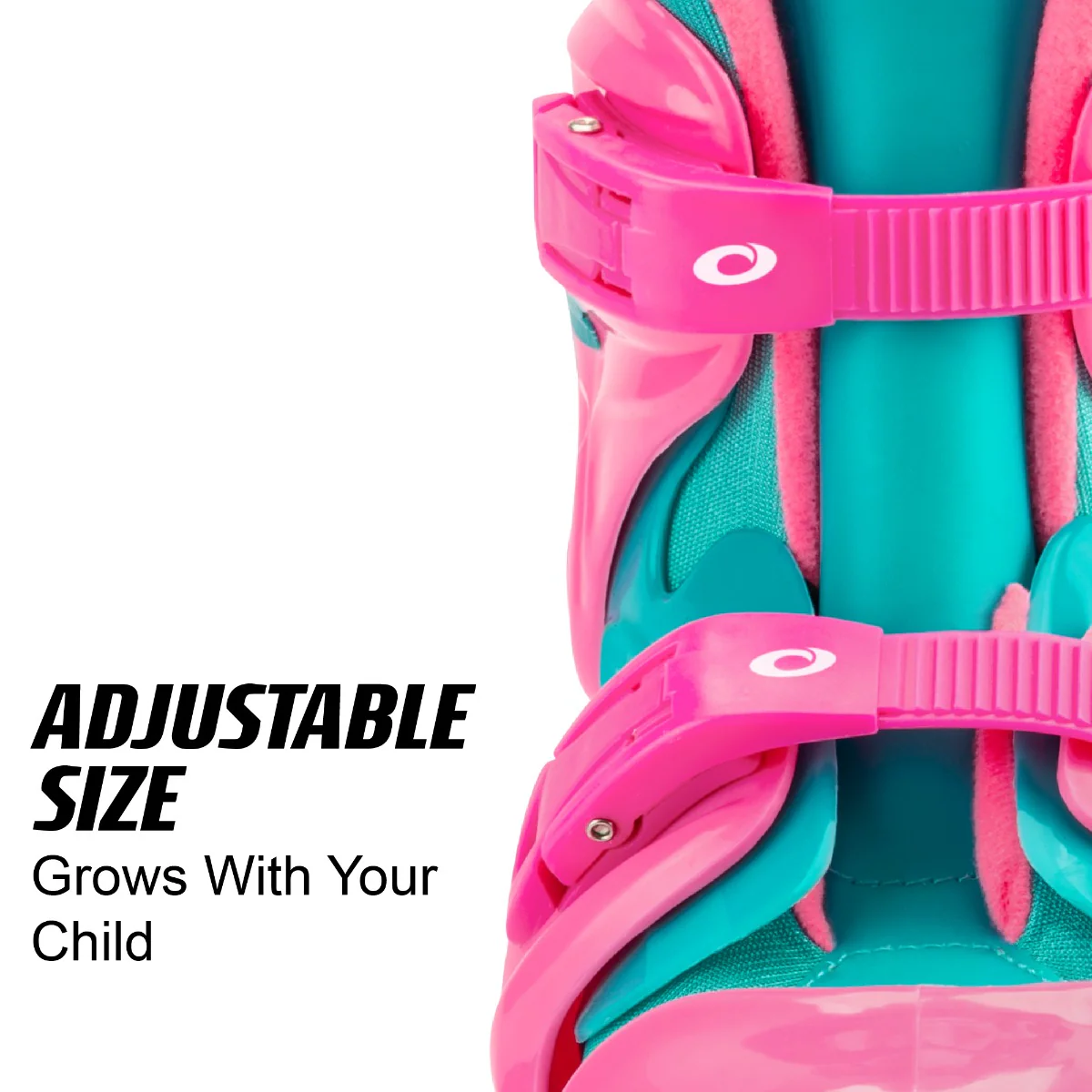 Kids Adjustable Quad Roller Skates - Flower - Image 4