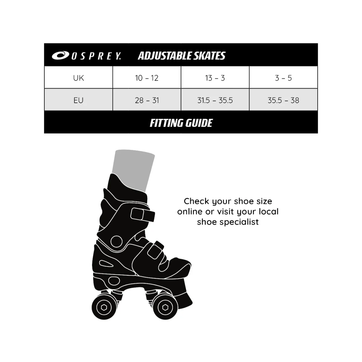 Kids Adjustable Quad Roller Skates - Flower - Image 7