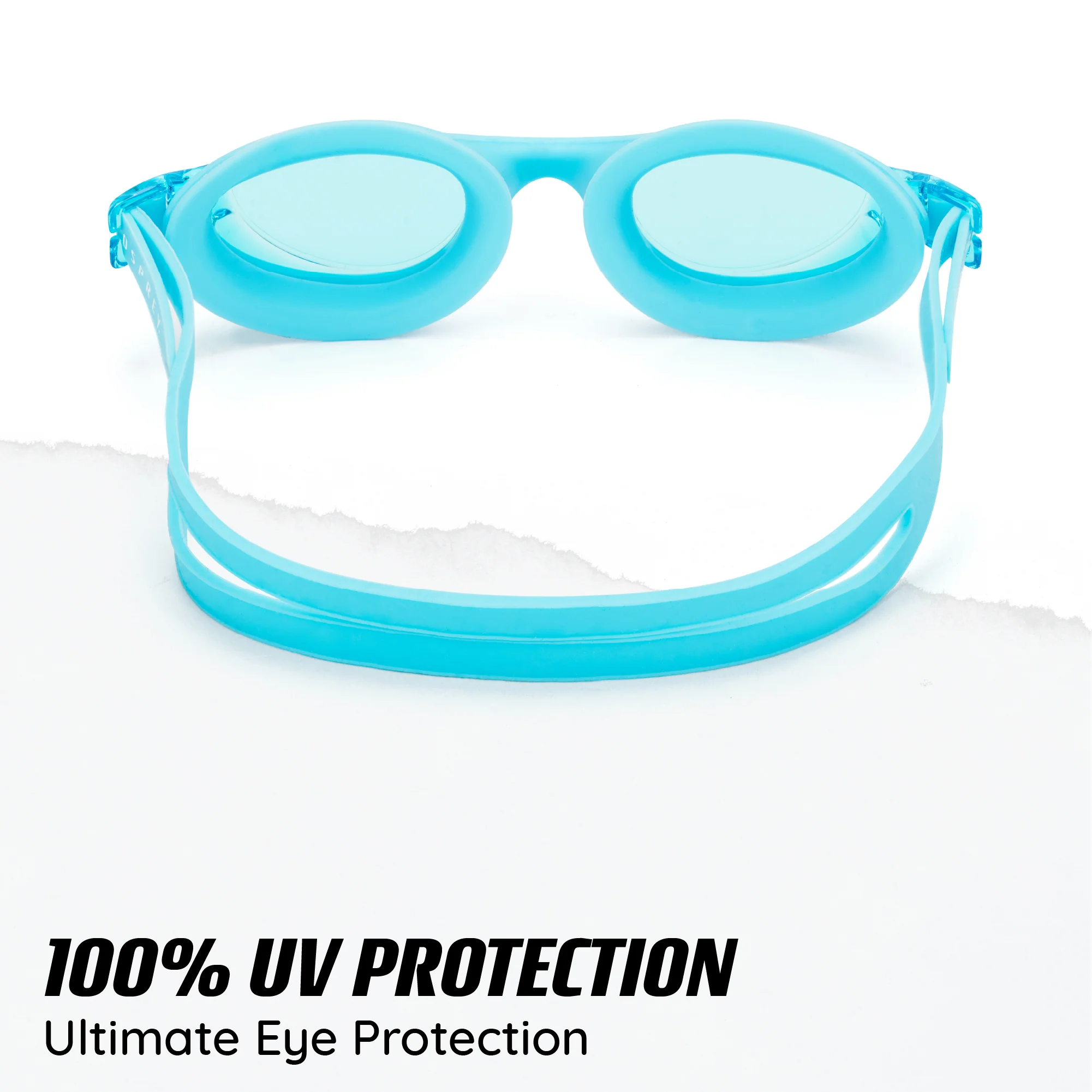 Adult Race Swim Goggles - Blue - Image 2