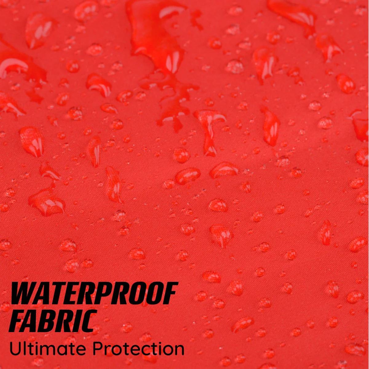 Adults Waterproof Spray Jacket - Red - Image 5