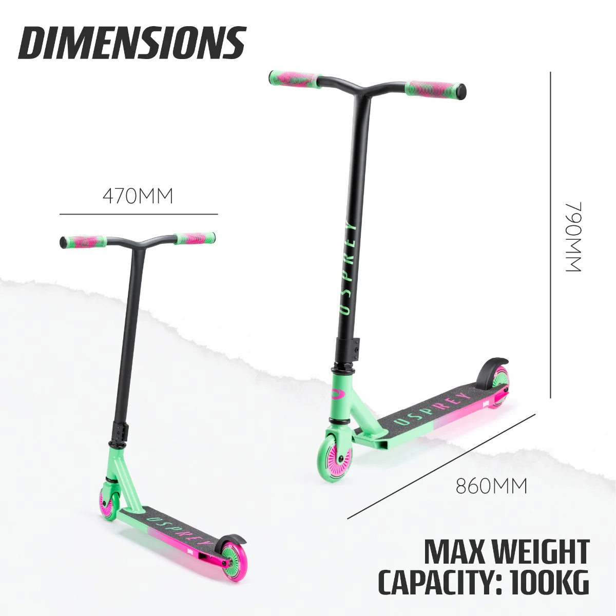 Beginner Stunt Scooters Bomb - Neon - Image 8