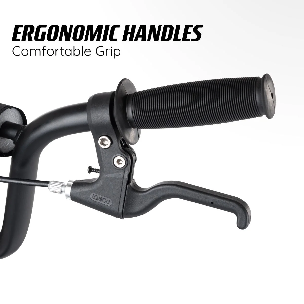 BMX Scooter - Big Wheel - Black - Image 4