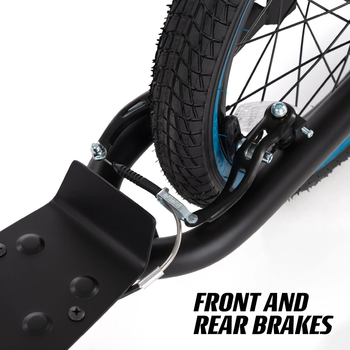 BMX Scooter - Big Wheel - Black - Image 5