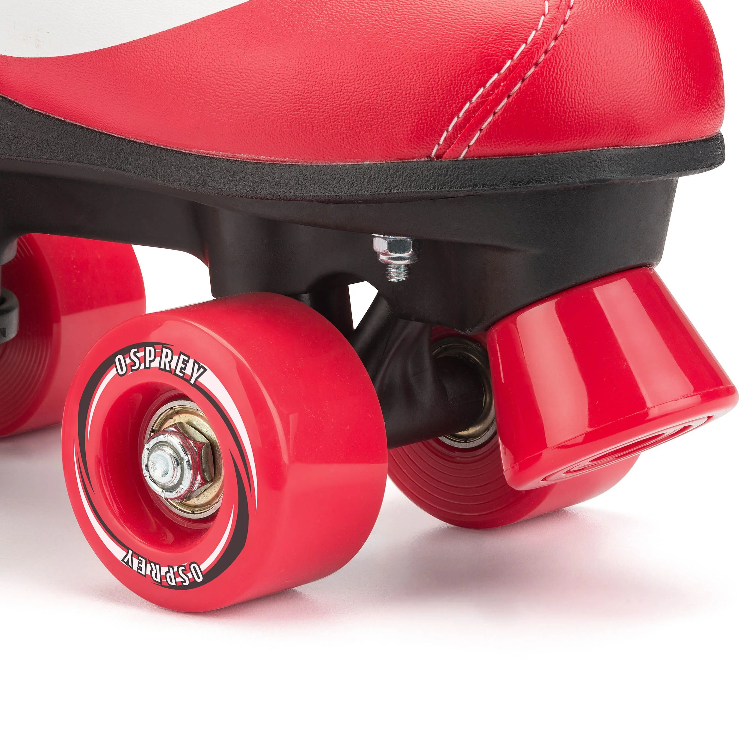 Disco Quad Roller Skates - Red - Image 4