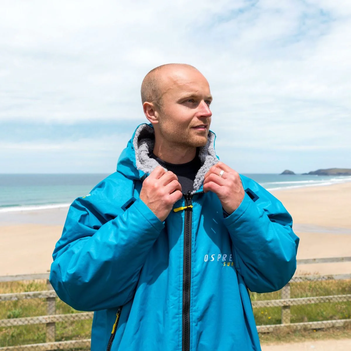 Hooded Changing Robe - Unisex - Teal