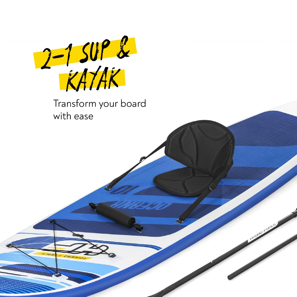 Hydro-Force 10FT SUP Inflatable Stand up Paddle Board Set Oceana - Image 5