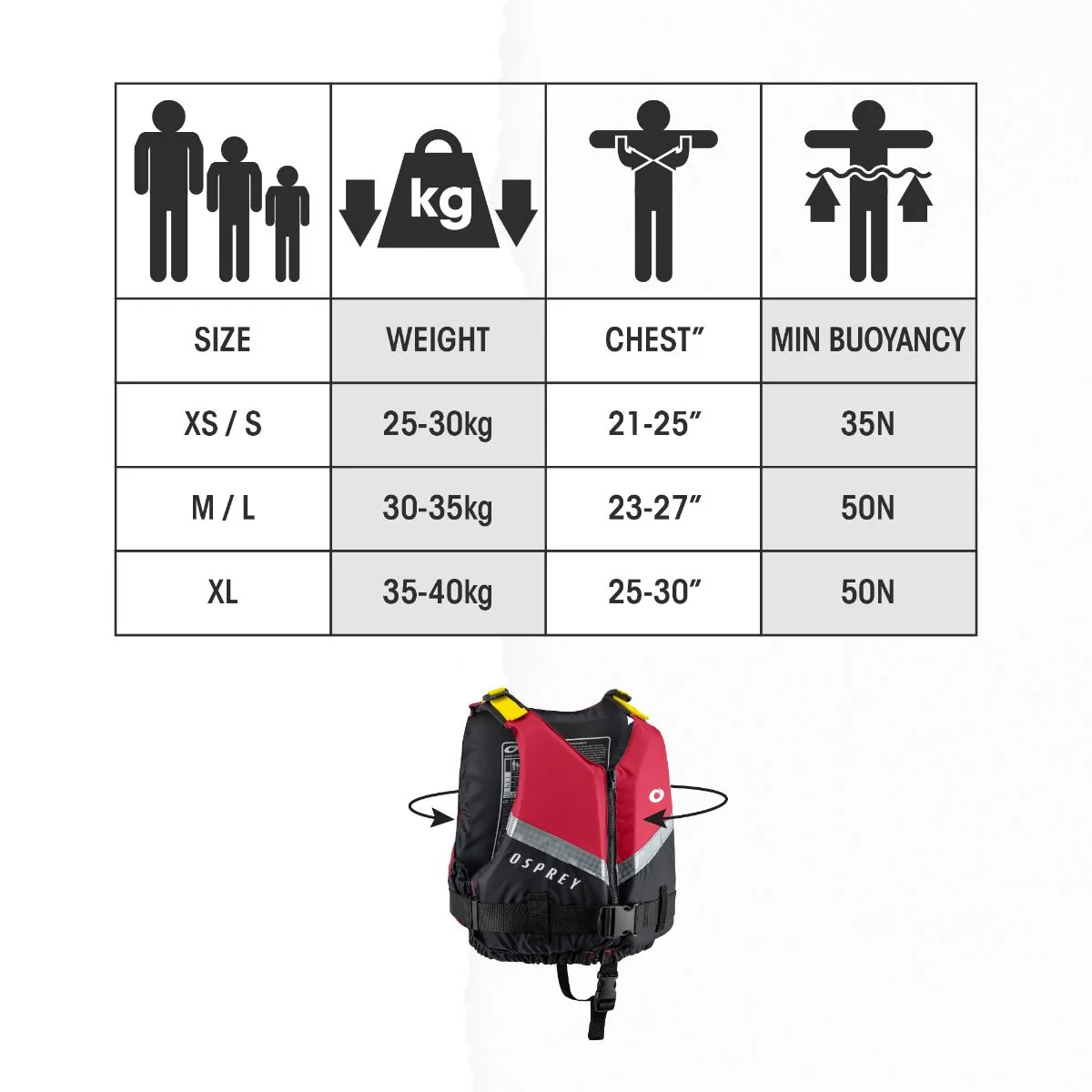 Junior Buoyancy Aid - Red - Image 6