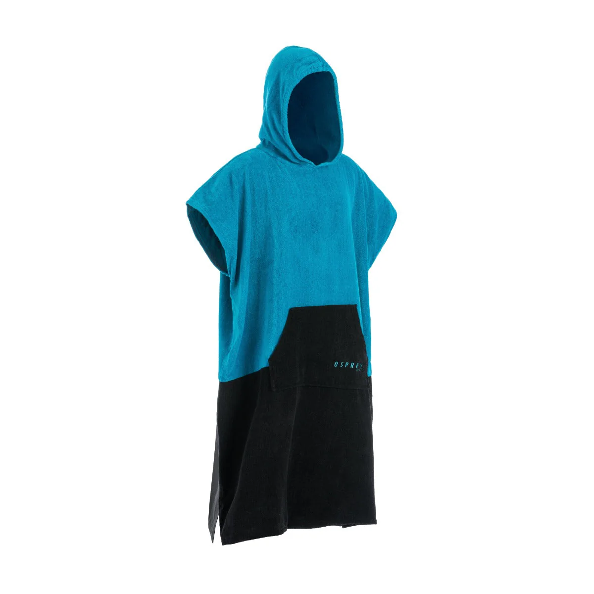 Junior Hooded Poncho Towel - Blue - Image 7