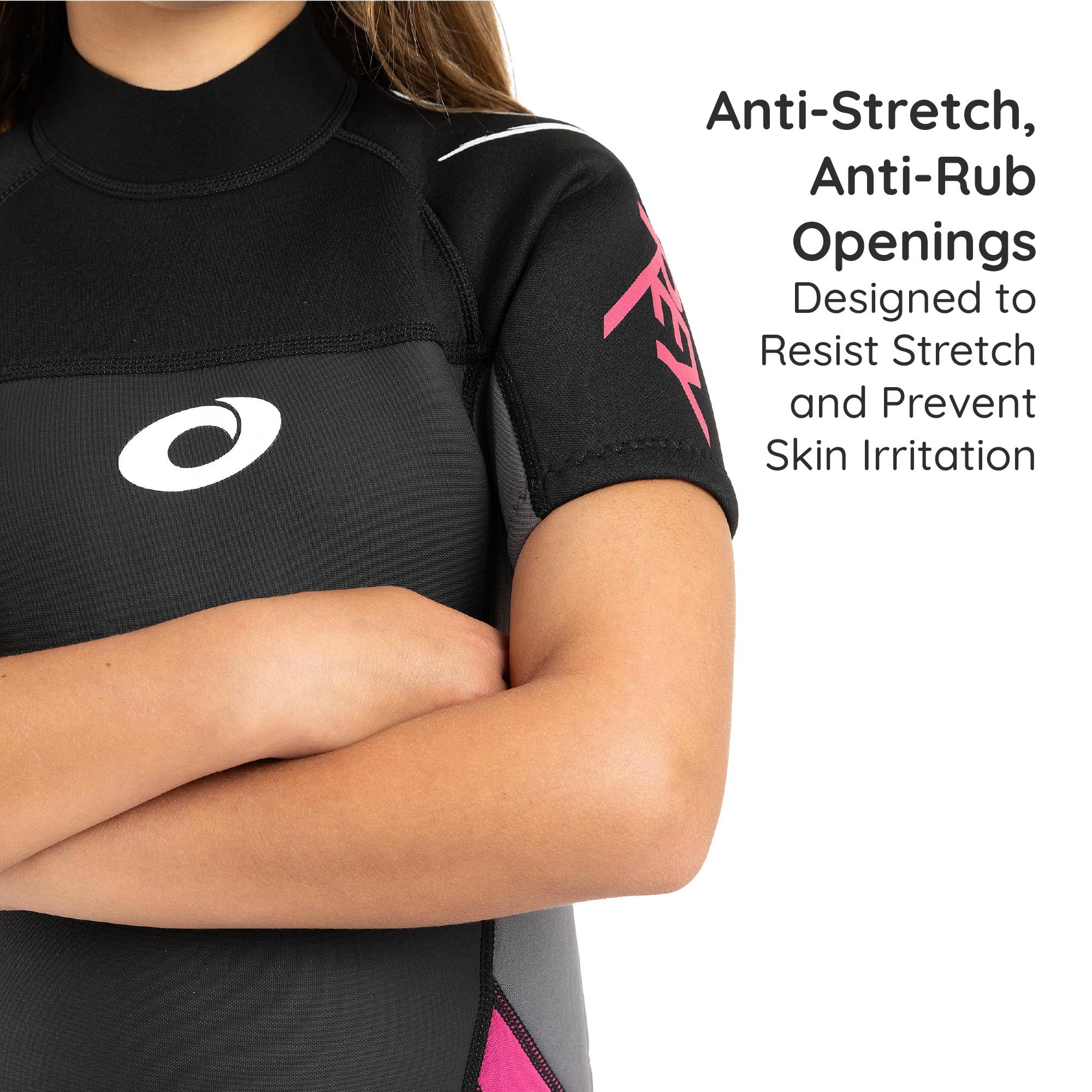 Kids 3mm Origin Shorty Wetsuit - Pink - Image 3