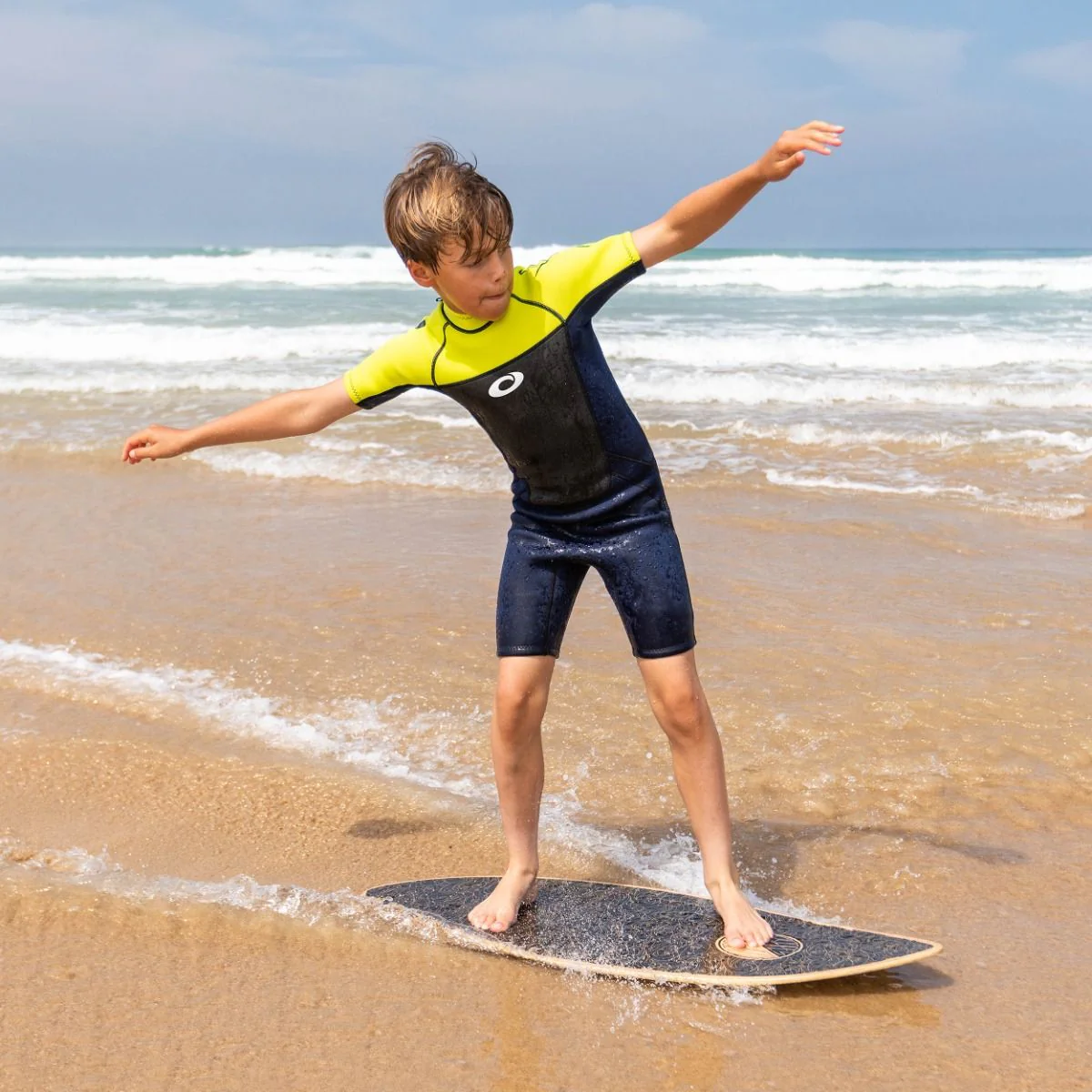 Kids 3mm Origin Shorty Wetsuit - Yellow