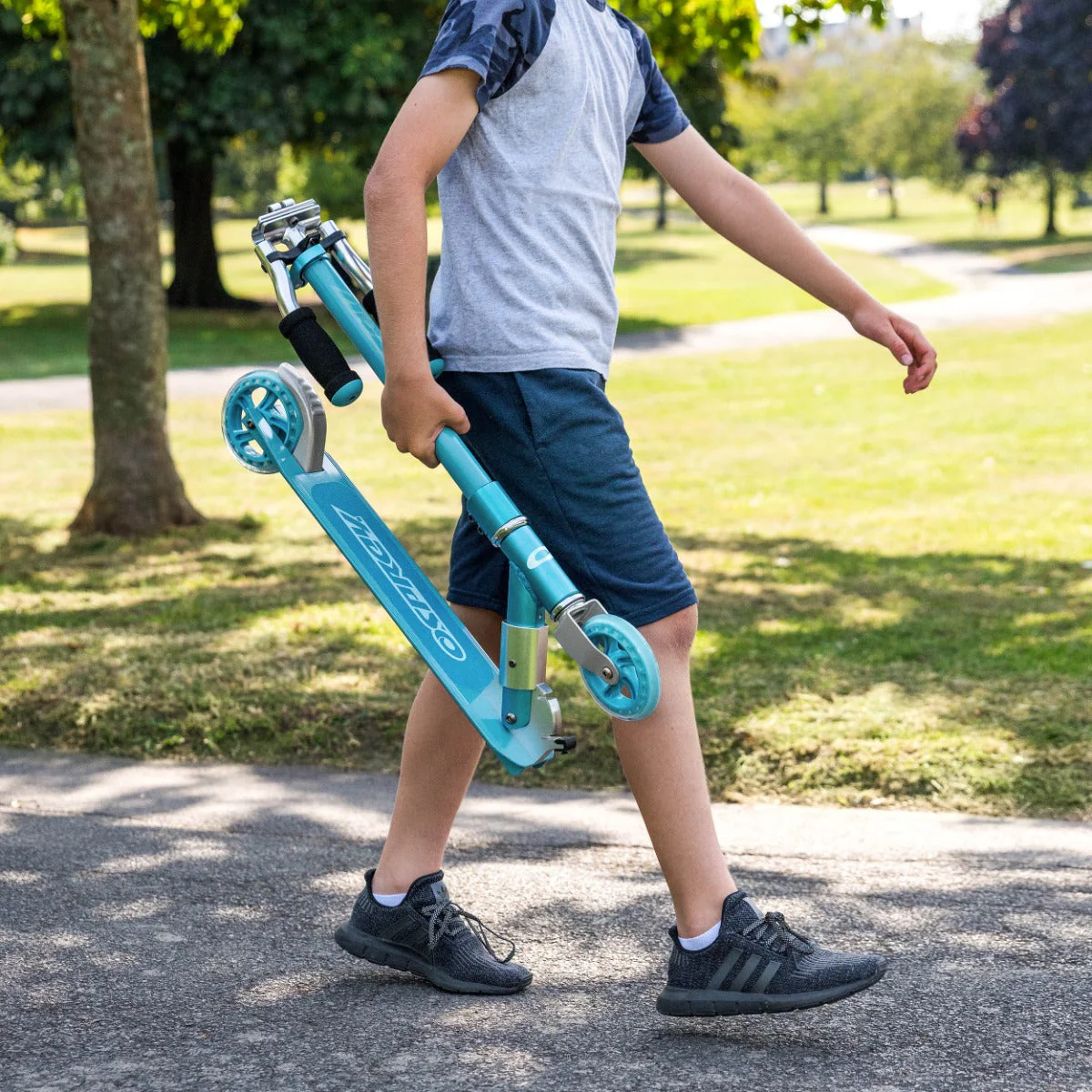 Kids Folding Scooter - Buzz - Blue