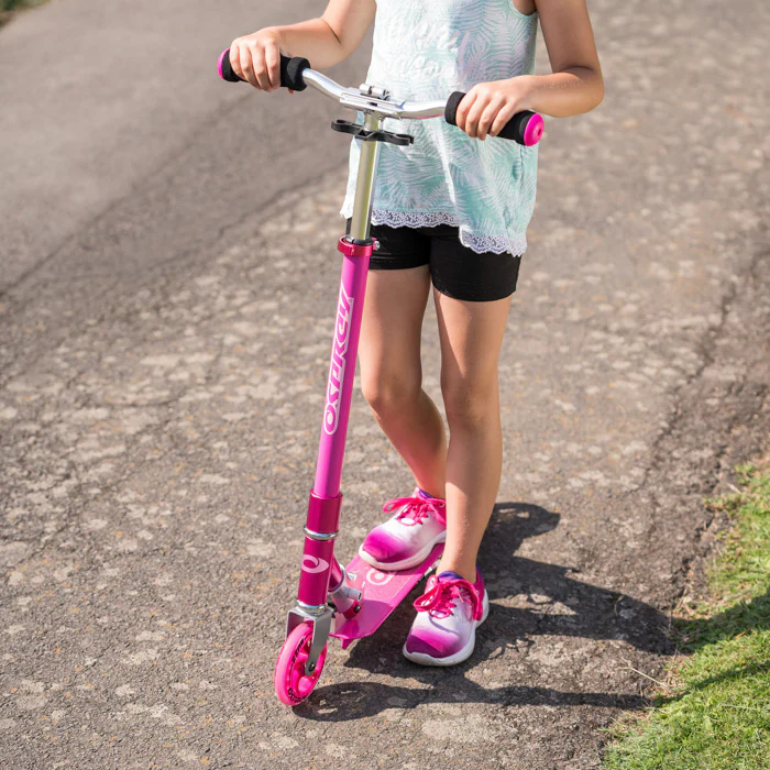Kids Folding Scooter - Buzz - Pink - Image 2