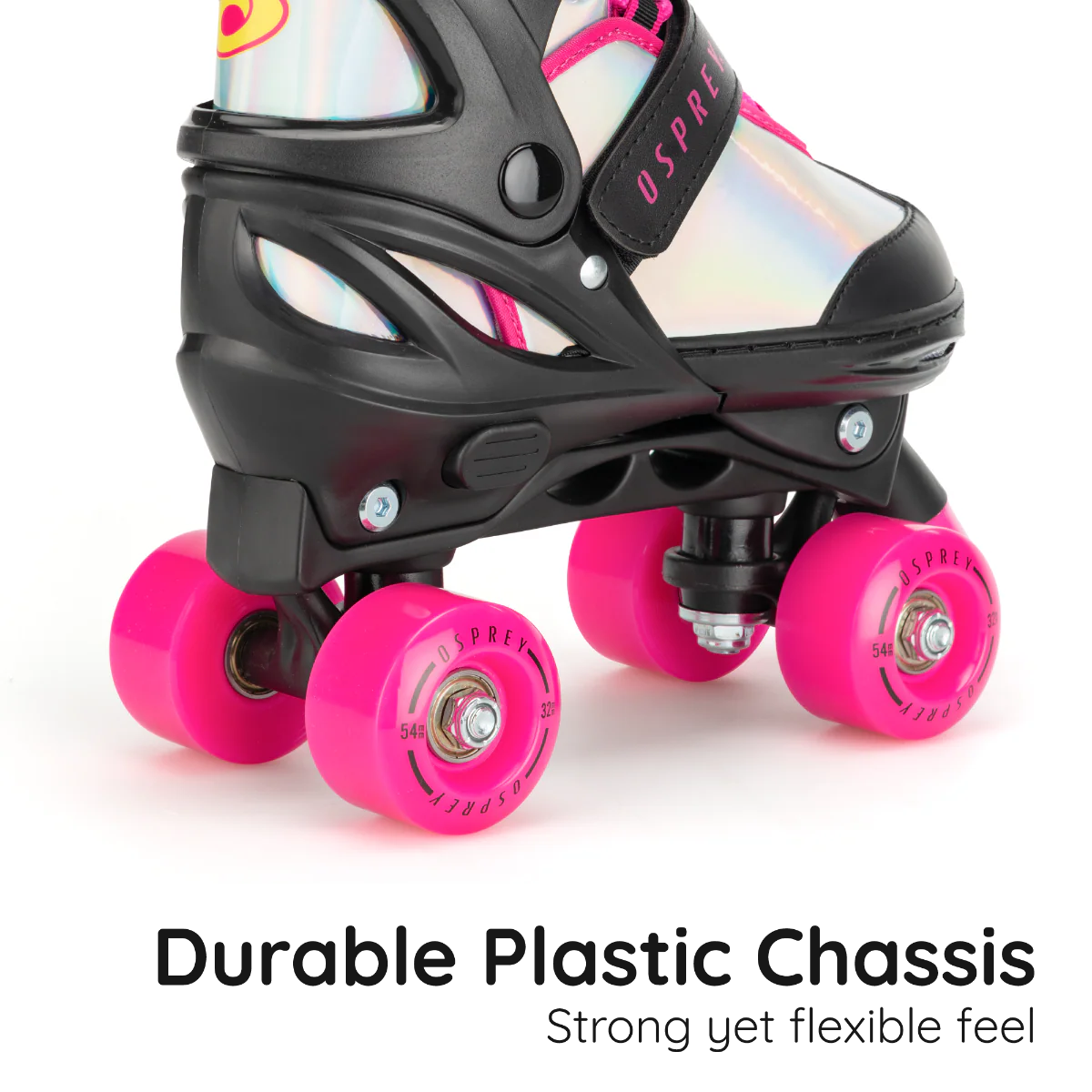 Kids Surge Semi-Soft Quad Skates - Pink - Image 4