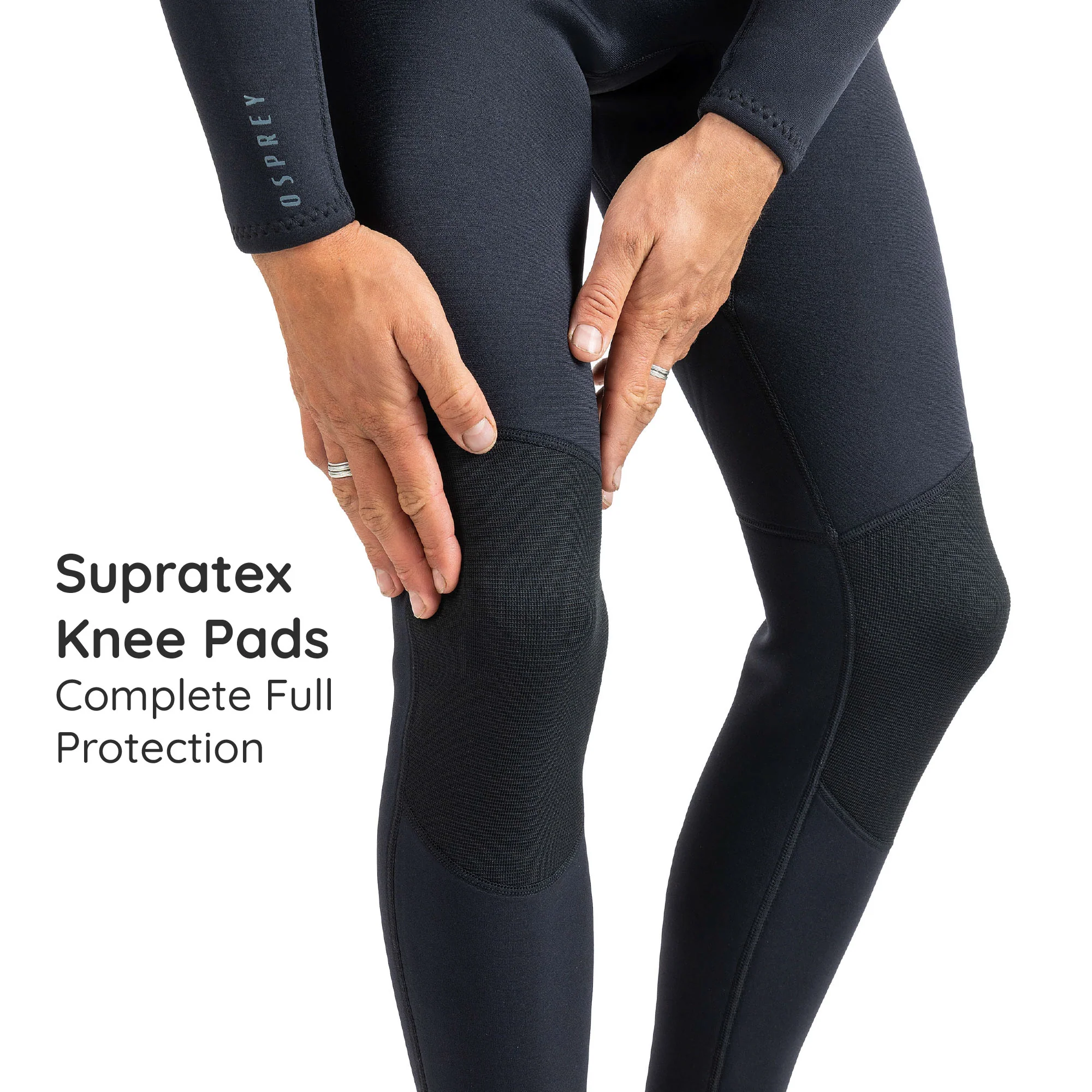 Mens 3mm Origin Full Length Wetsuit - Black - Image 5