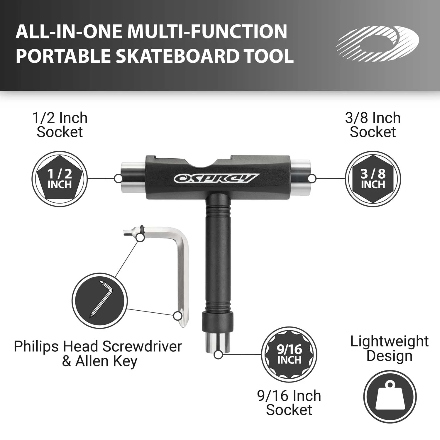 Osprey Skateboard Tool - Image 2