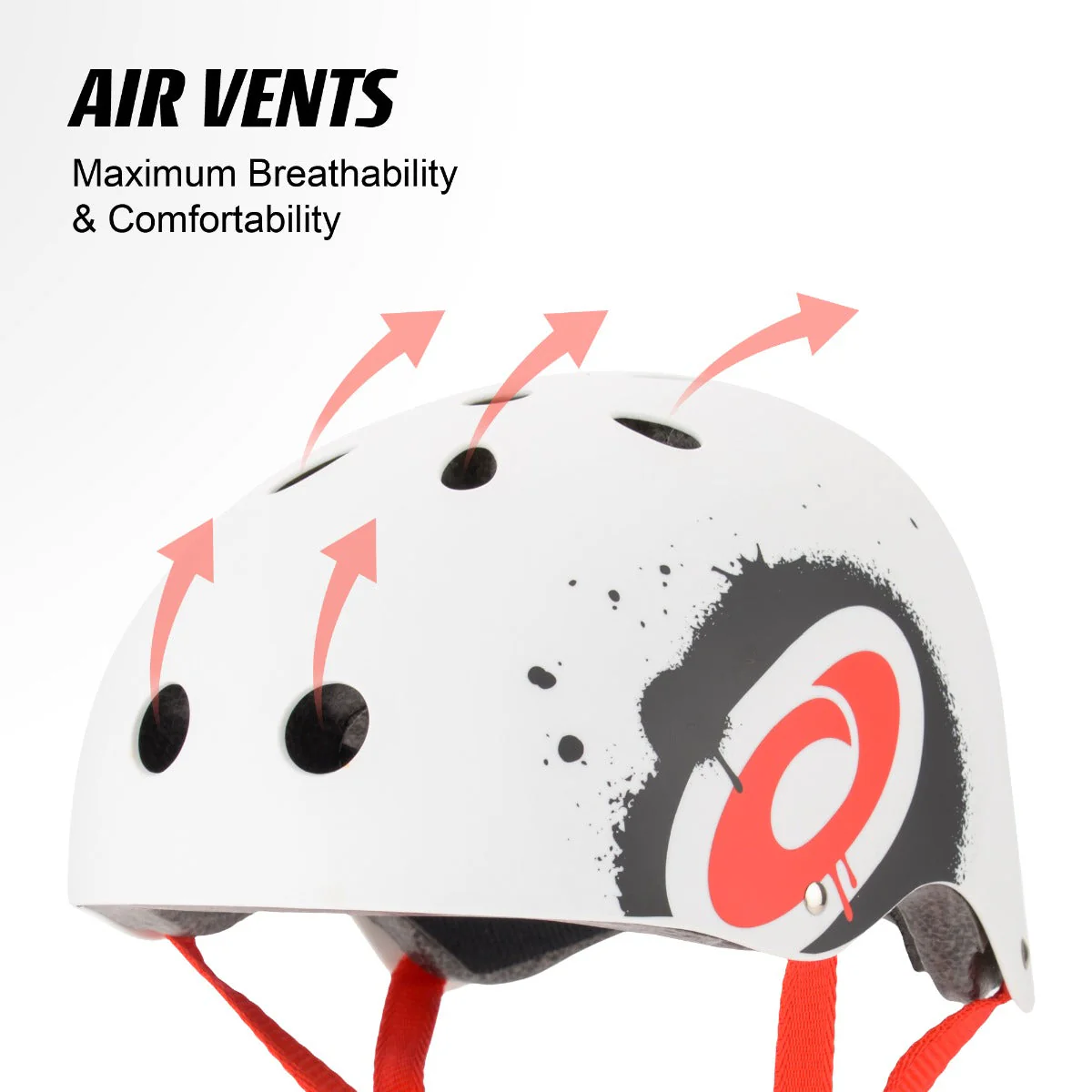 Skate Helmet - White - Image 4
