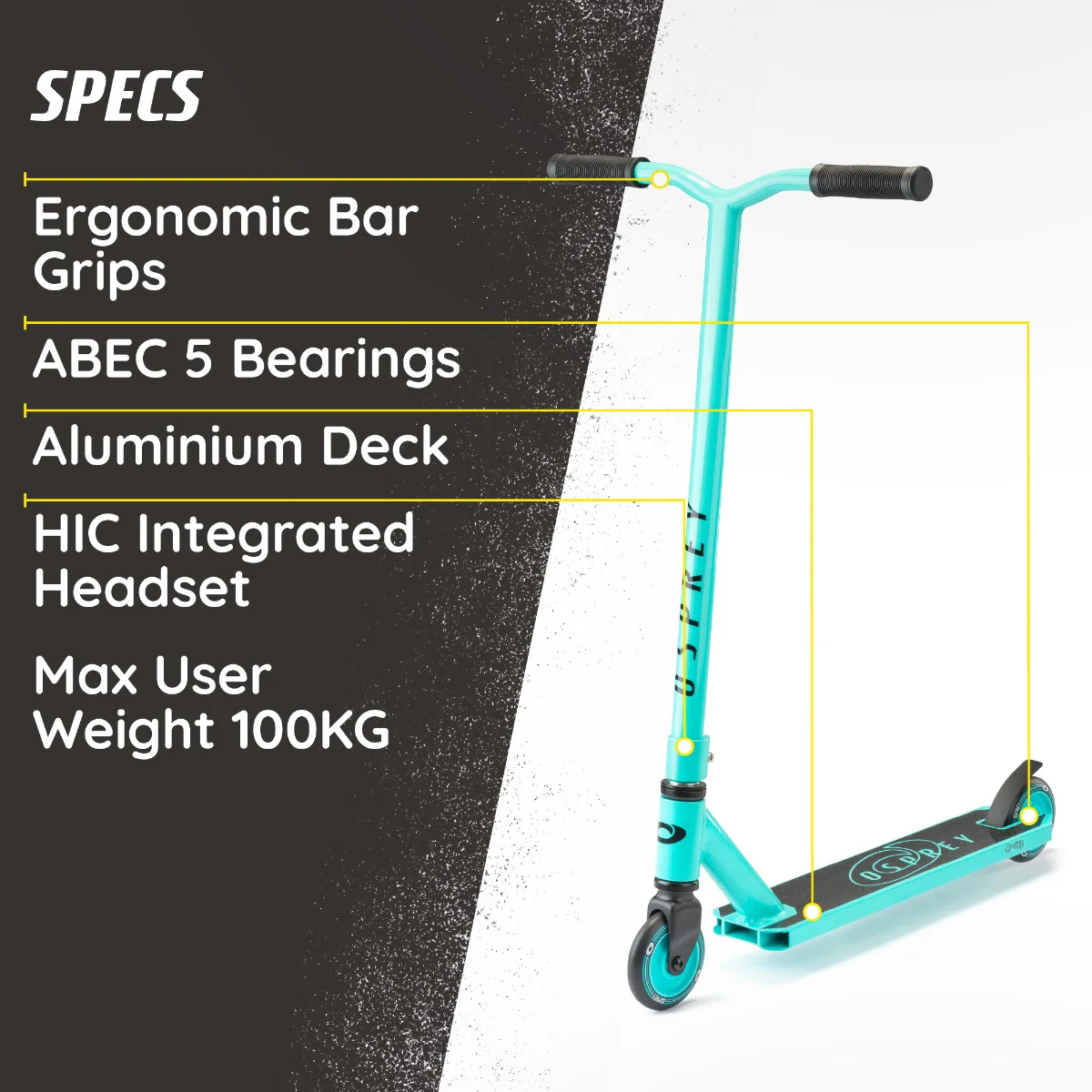 Stunt Scooter RT-1440 - Teal - Image 5