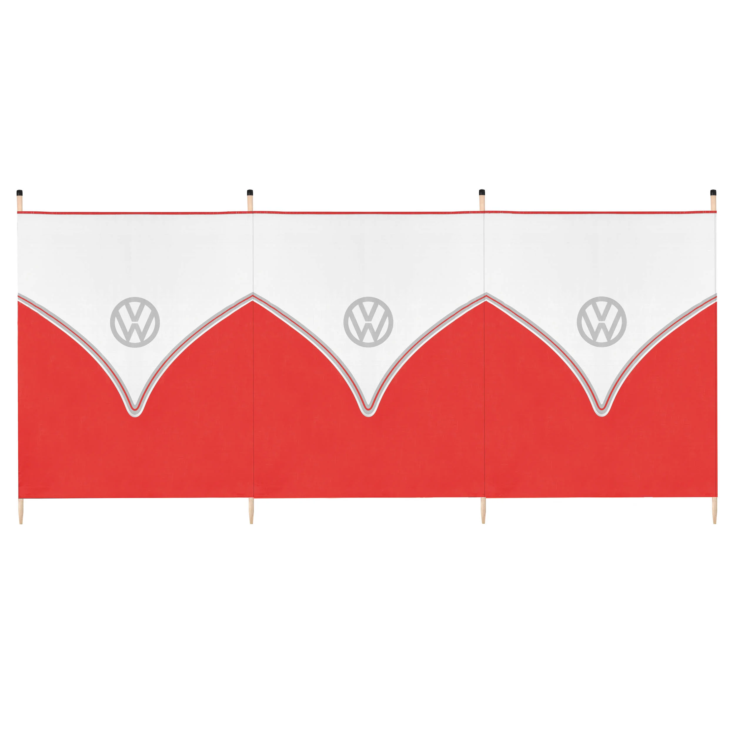 VW 4 Pole Windbreak - Titan red - Image 2