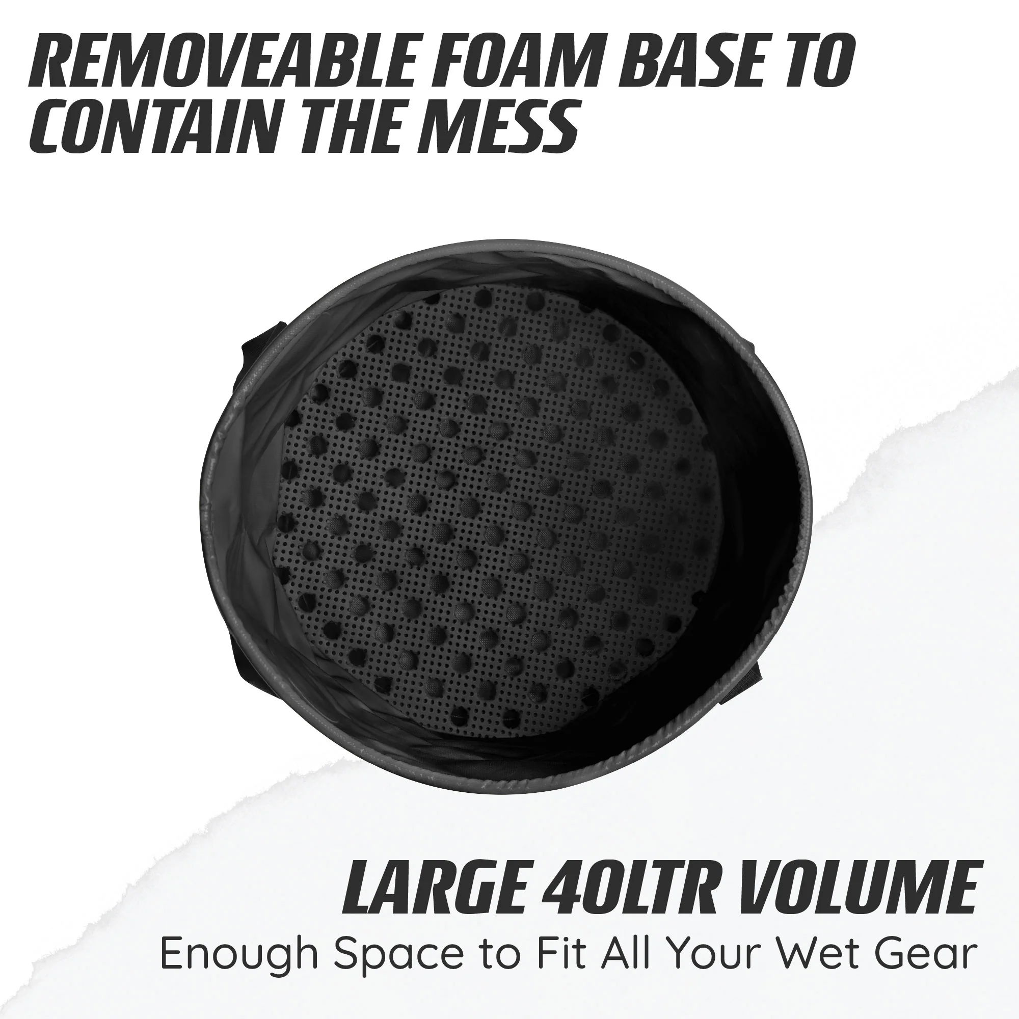 Wetsuit Changing Bucket - Black - Image 3