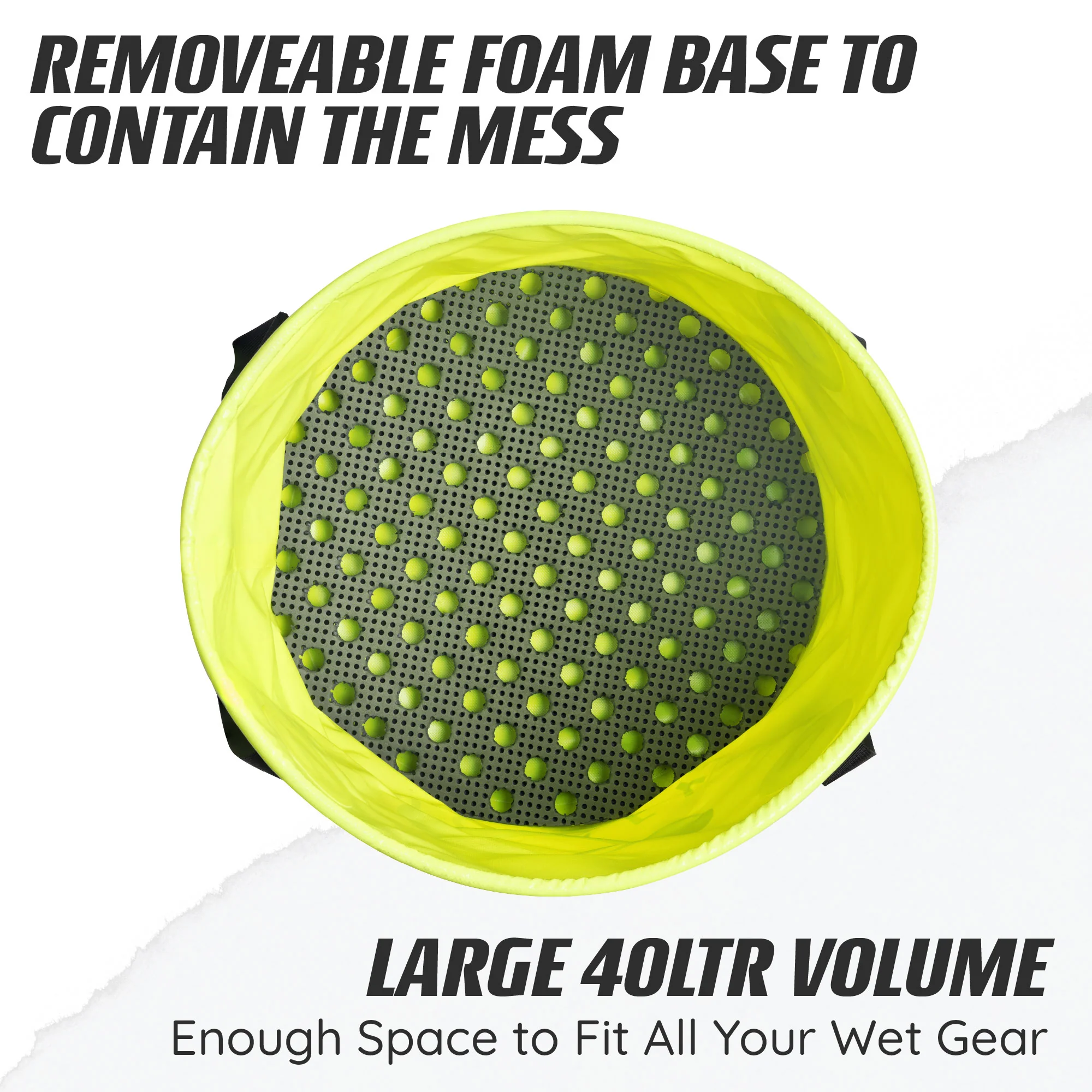 Wetsuit Changing Bucket - Yellow - Image 3