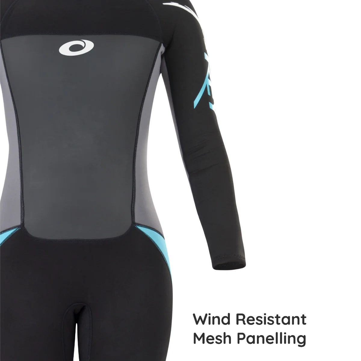 Womens 3mm Origin Full Length Wetsuit - Blue - Image 3
