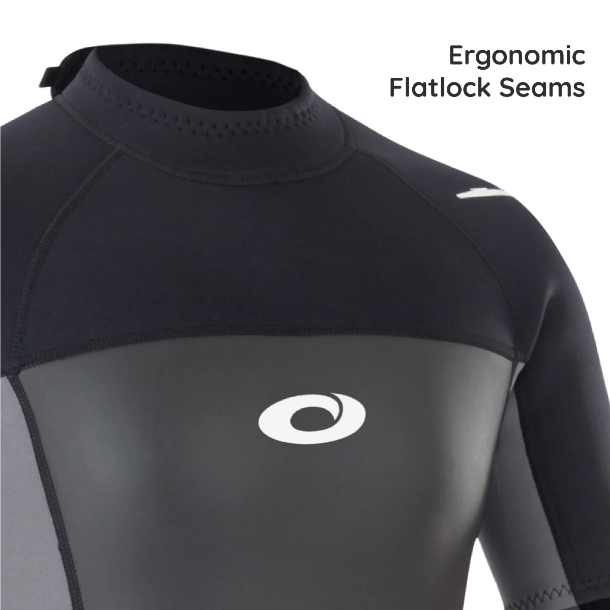 Womens 3mm Origin Shorty Wetsuit - Blue - Image 4