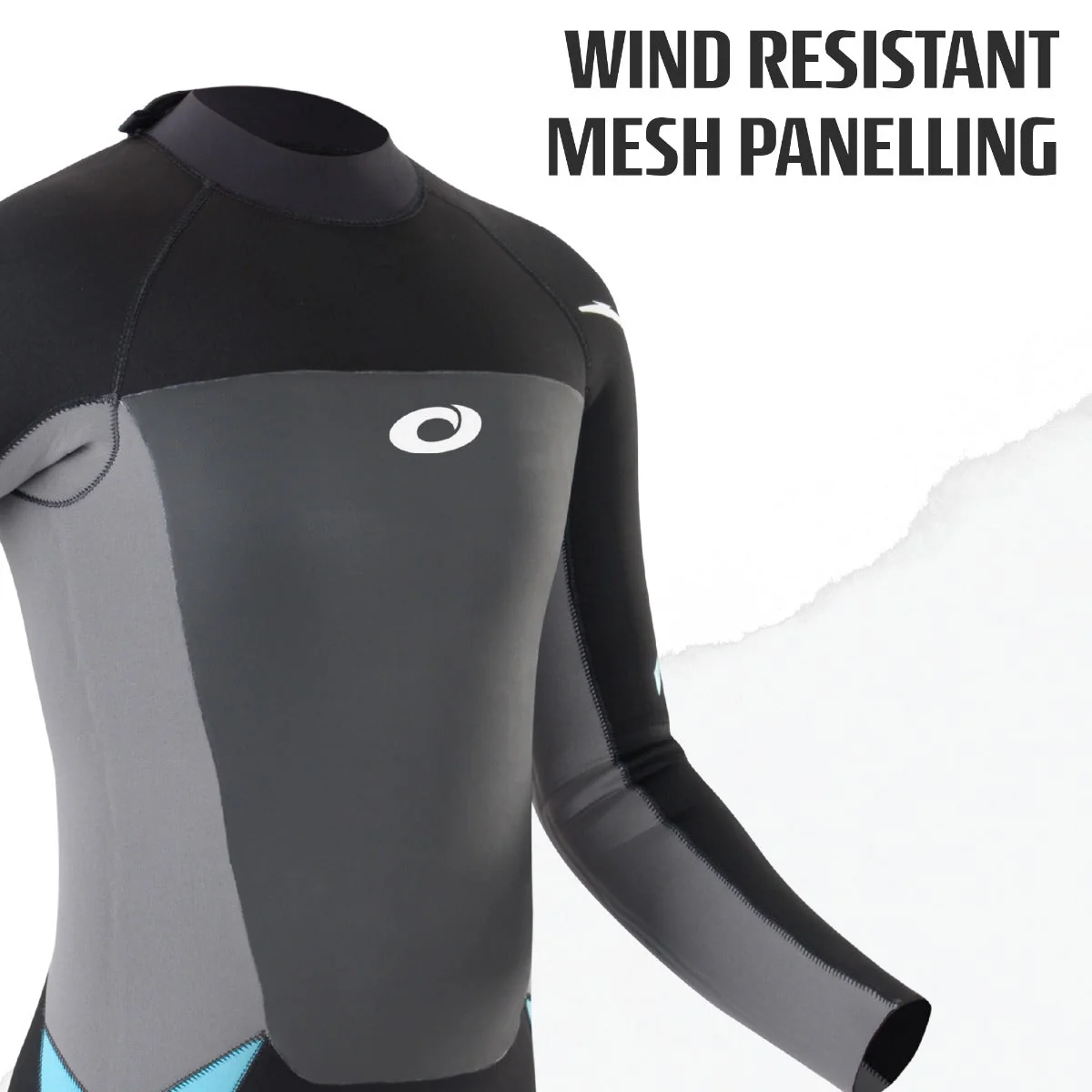 Womens 5mm Origin Full Length Wetsuit - Blue - Image 3