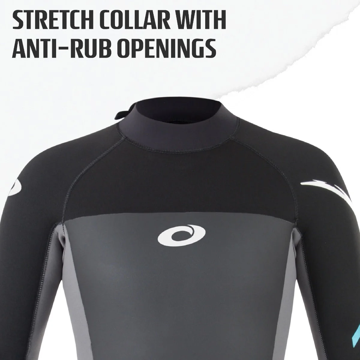 Womens 5mm Origin Full Length Wetsuit - Blue - Image 4